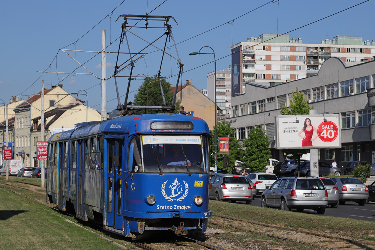 Сараево, Tatra K2YU № 511