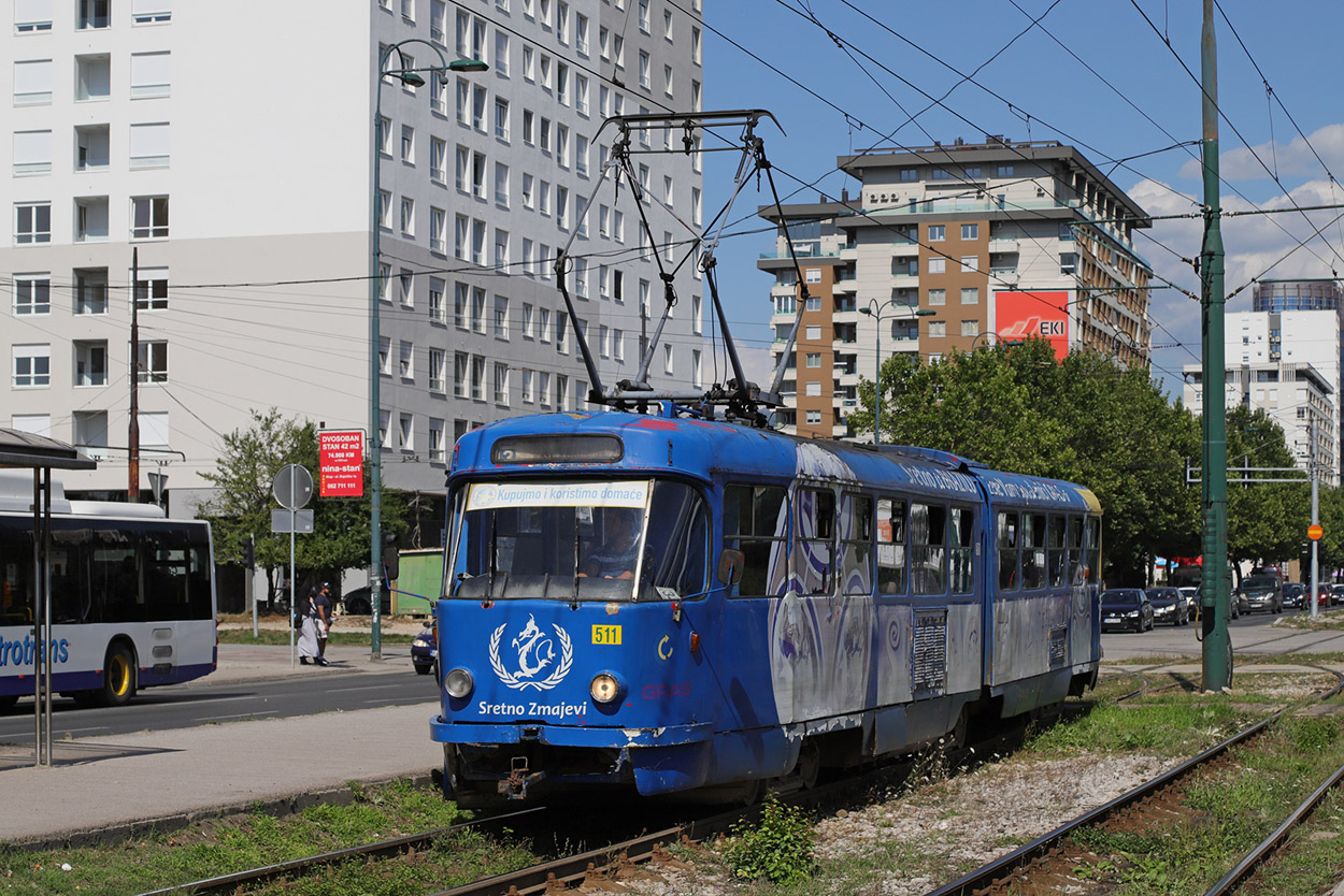 Сараево, Tatra K2YU № 511