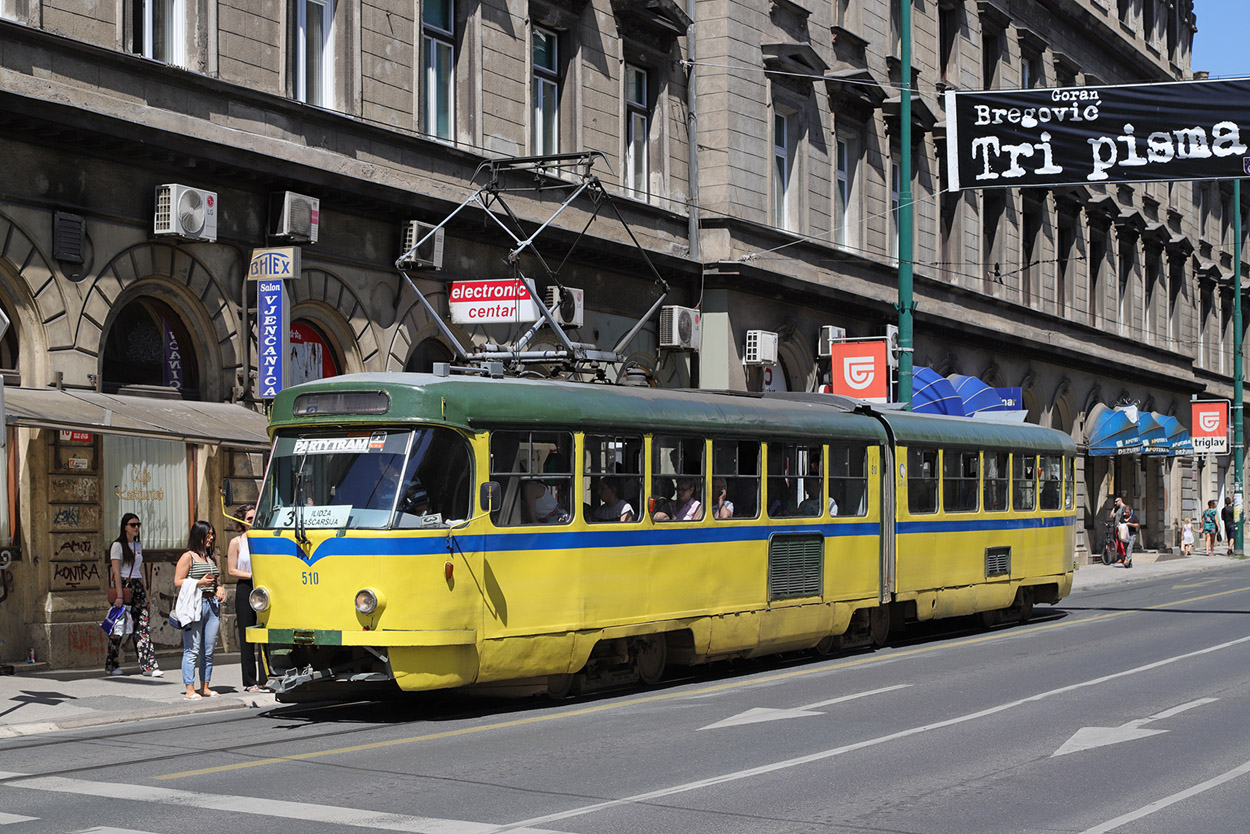 Сараево, Tatra K2YU № 510