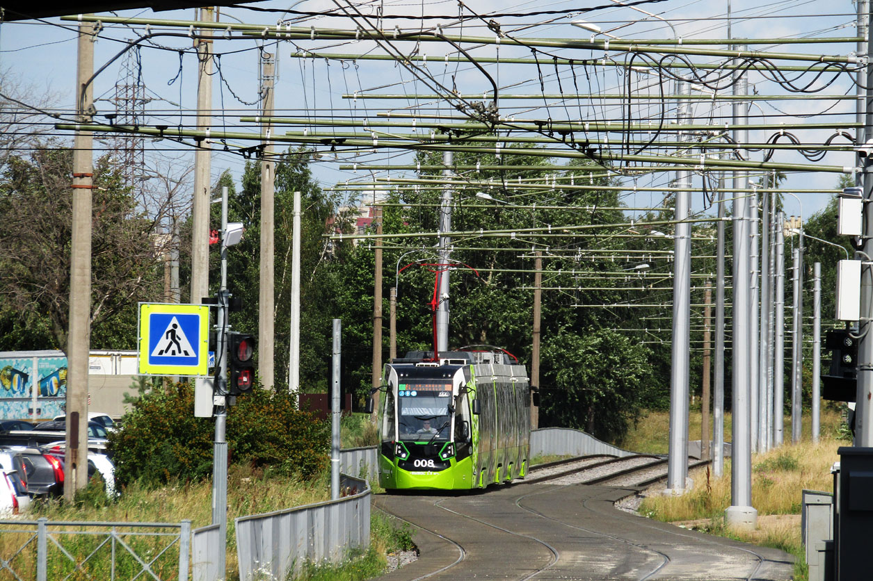 Санкт-Петербург, Stadler B85600M № 008; Санкт-Петербург — Трамвайные линии и инфраструктура