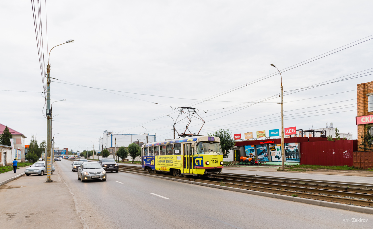 Ижевск, Tatra T3SU (двухдверная) № 1146