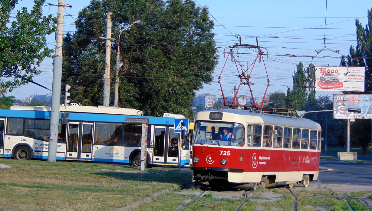 Мариуполь, Tatra T3A № 725