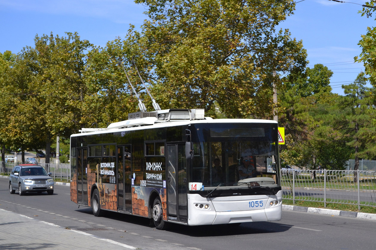 Севастополь, ЛАЗ E183A1 № 1055