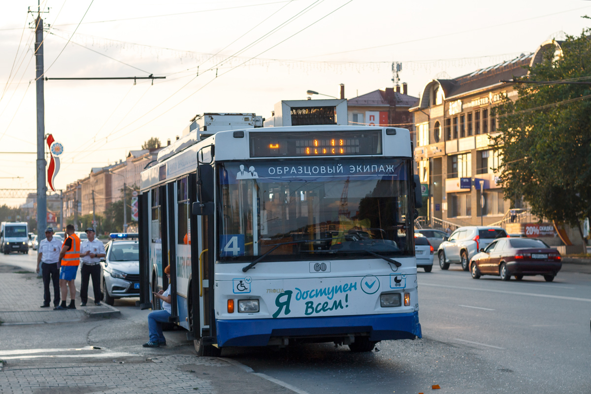 Омск, Тролза-5275.03 «Оптима» № 60; Омск — Происшествия