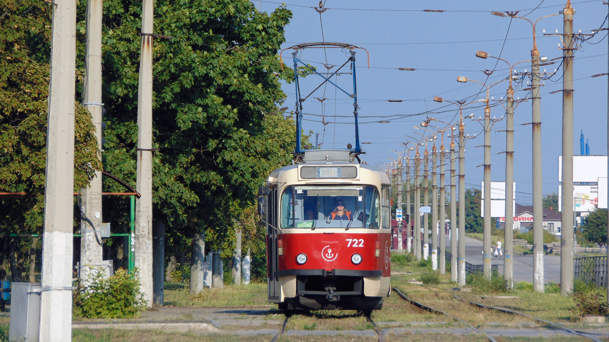 Mariupol, Tatra T3A č. 722