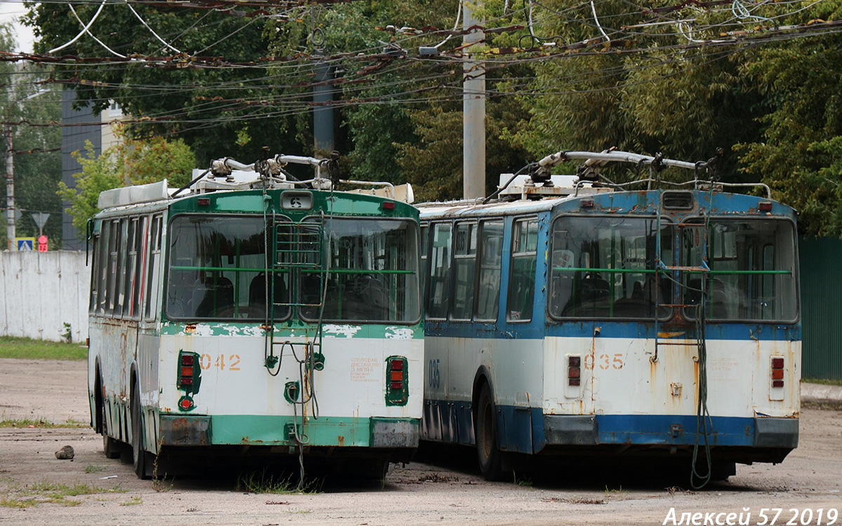 Орёл, ЗиУ-682Г-016 (018) № 042; Орёл, ЗиУ-682Г-016  [Г0М] № 035