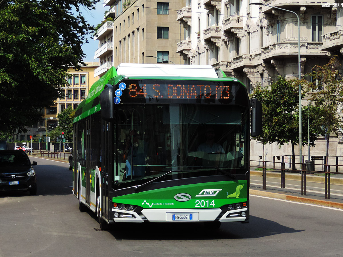 Милан, Solaris Urbino IV 12 Electric № 2014