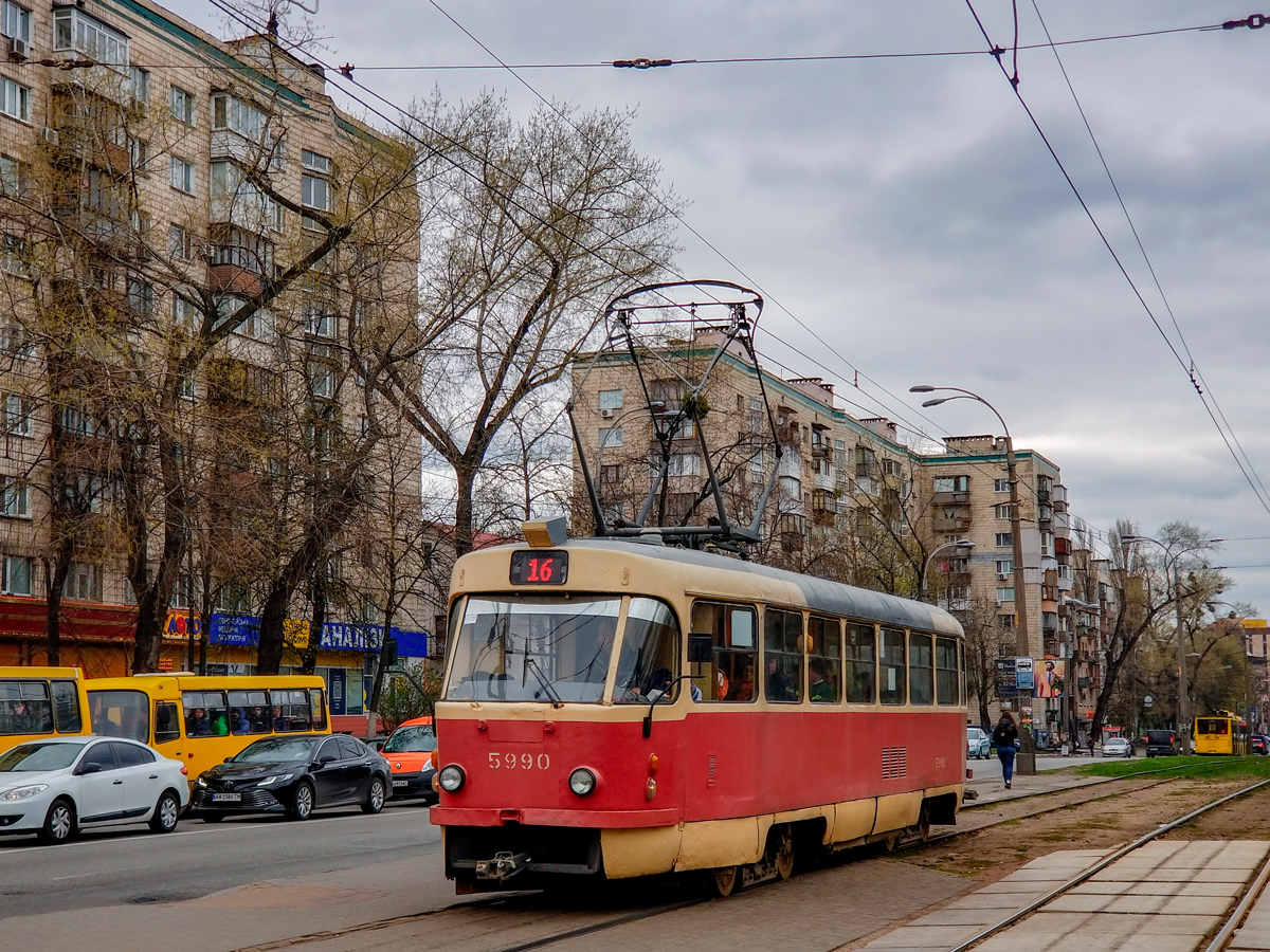 Киев, Tatra T3SU № 5990 Киев, Tatra T3SU № 5990