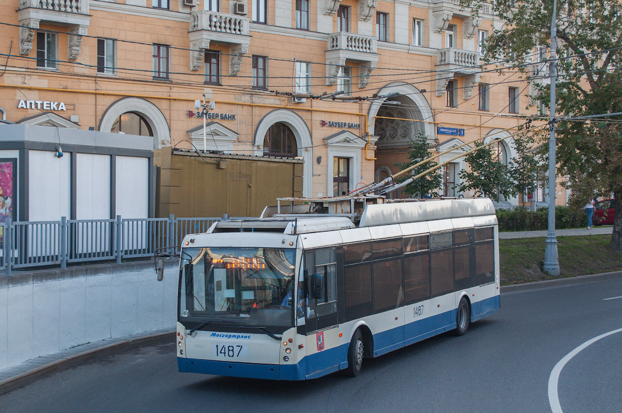 Москва, Тролза-5265.00 «Мегаполис» № 1487 Москва, Тролза-5265.00 «Мегаполис» № 1487