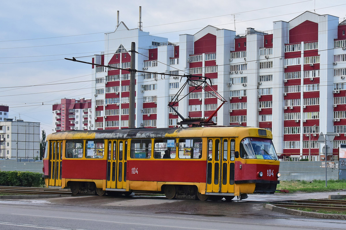 Волжский, Tatra T3SU № 104