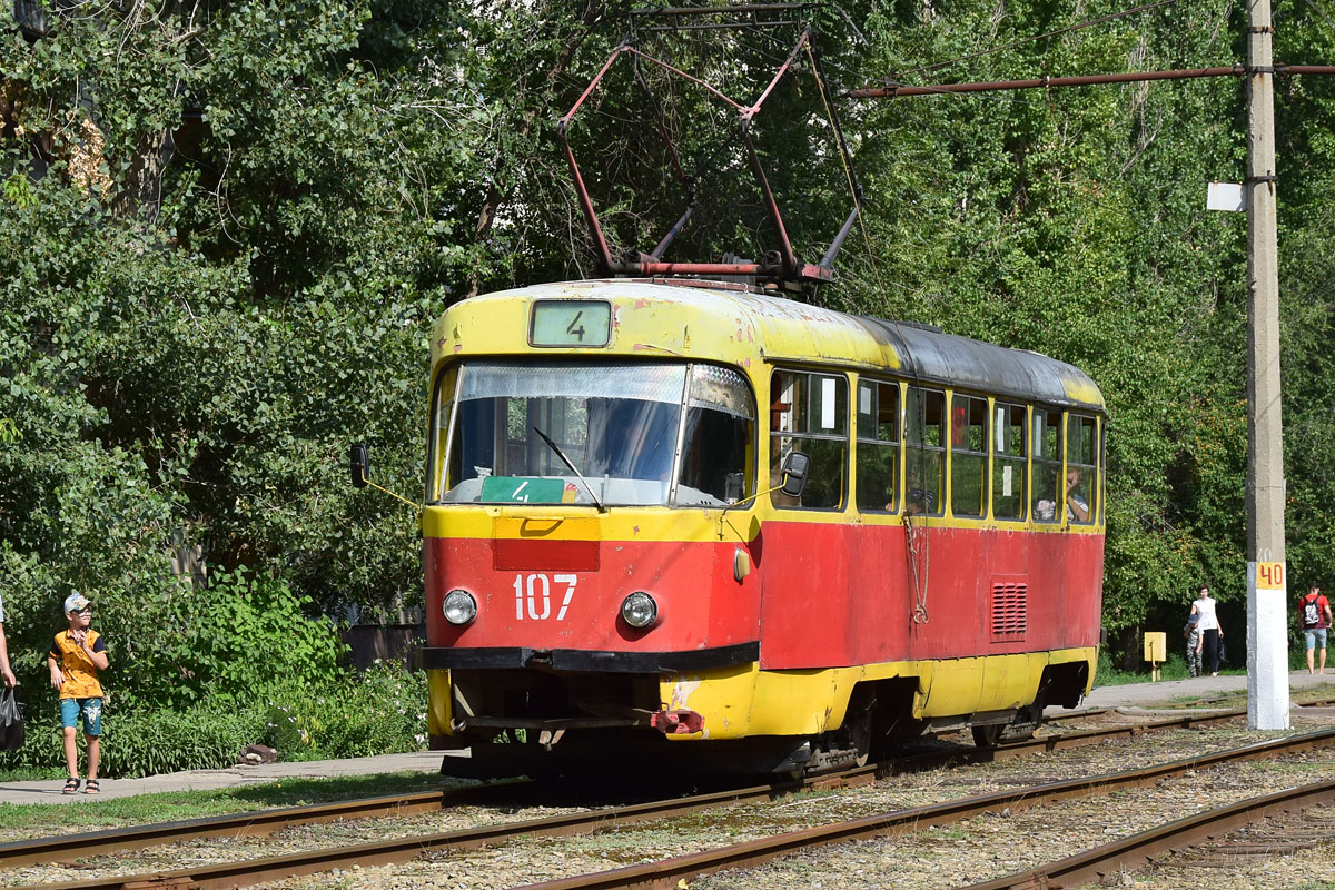 Волжский, Tatra T3SU № 107