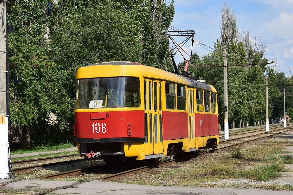 Волжский, Tatra T3SU № 106