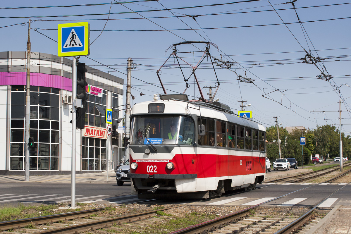 Краснодар, Tatra T3SU КВР ТРЗ № 022