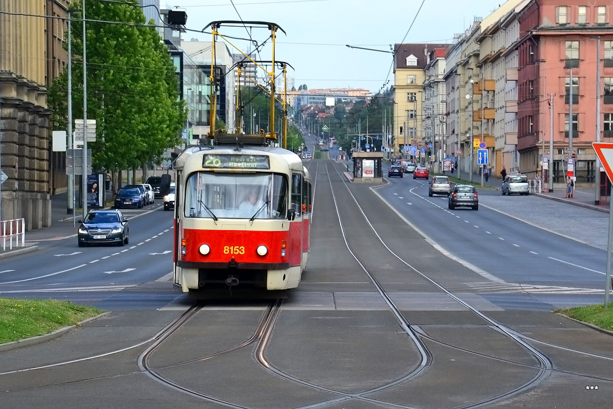 Прага, Tatra T3R.PV № 8153