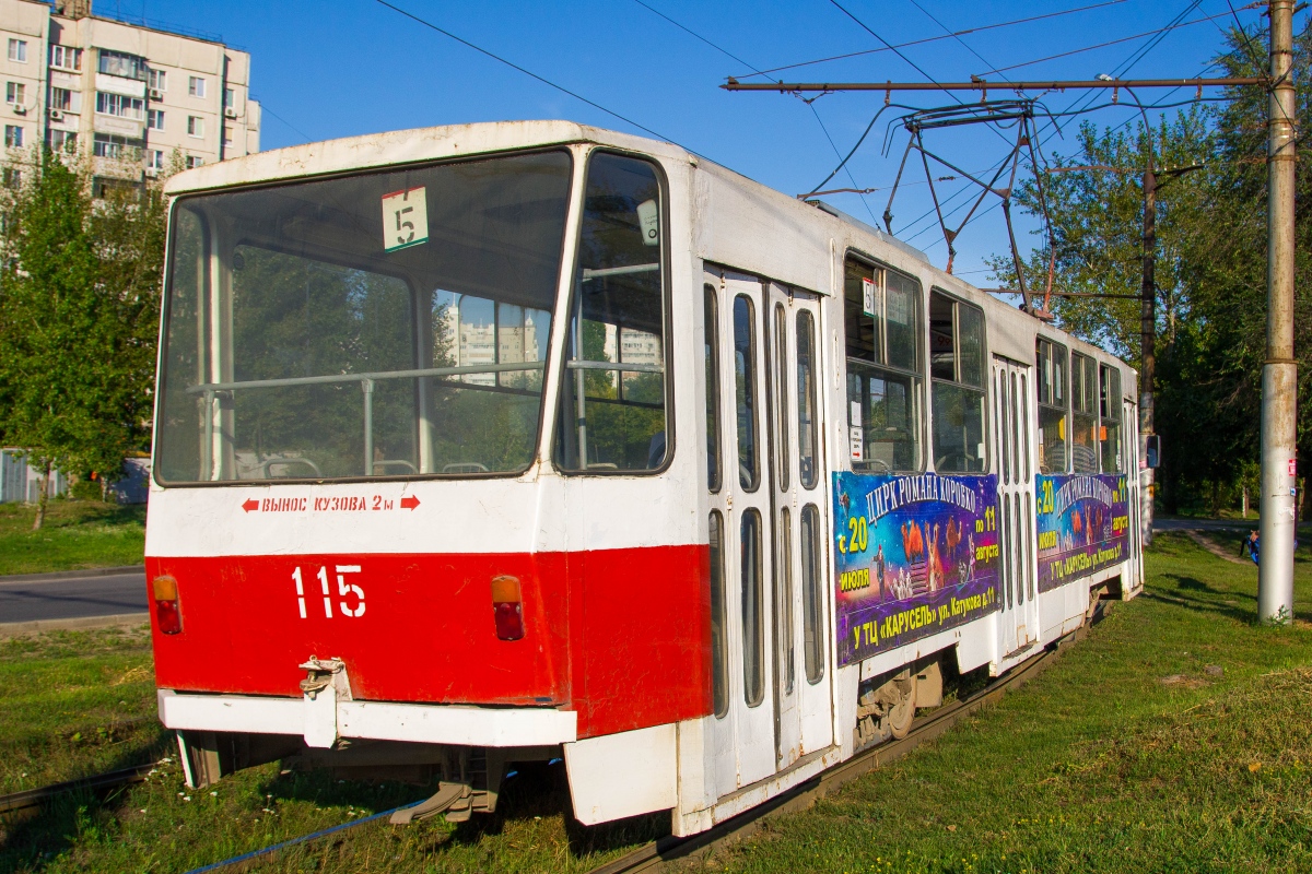 Липецк, Tatra T6B5SU № 115