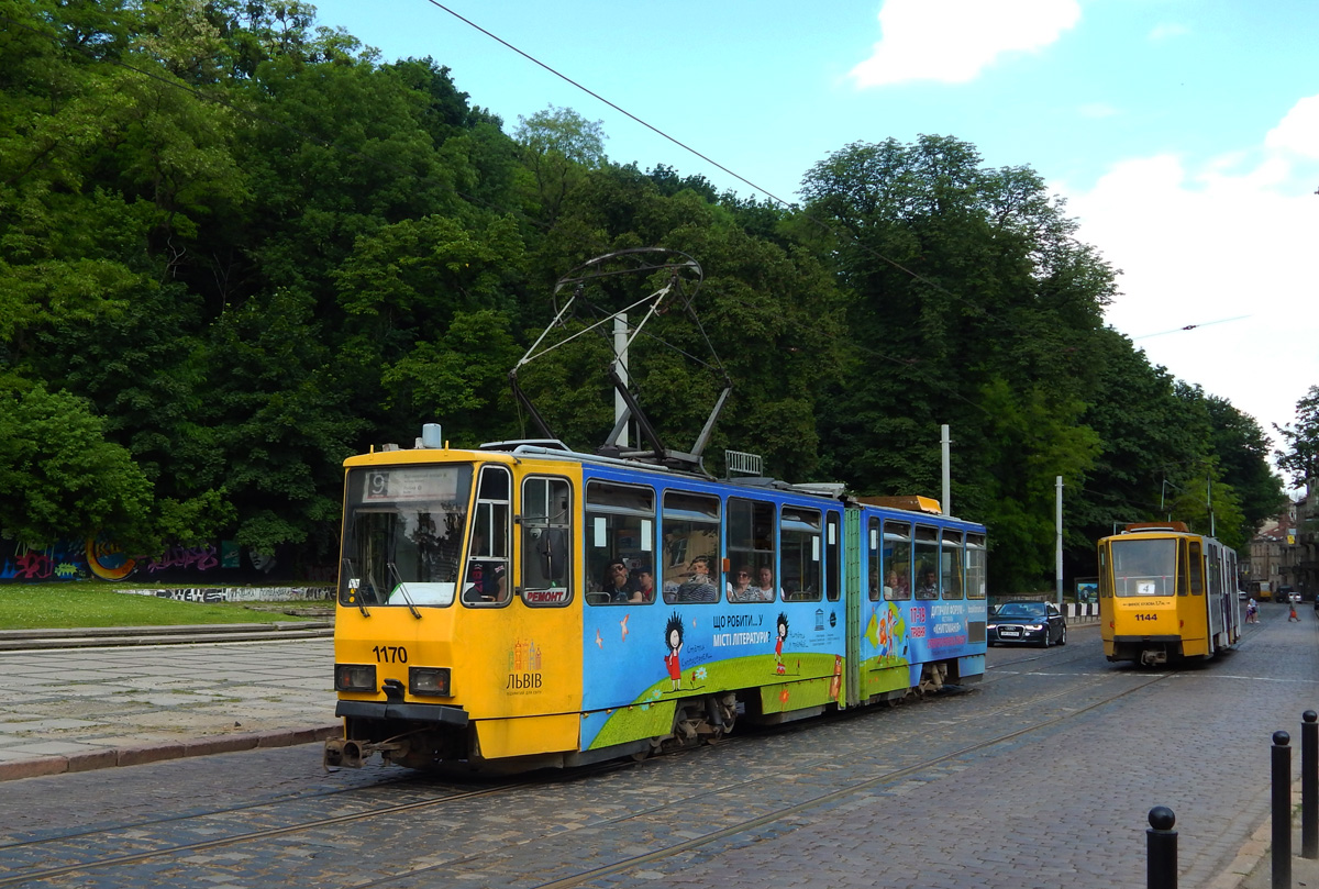 Львов, Tatra KT4D № 1170