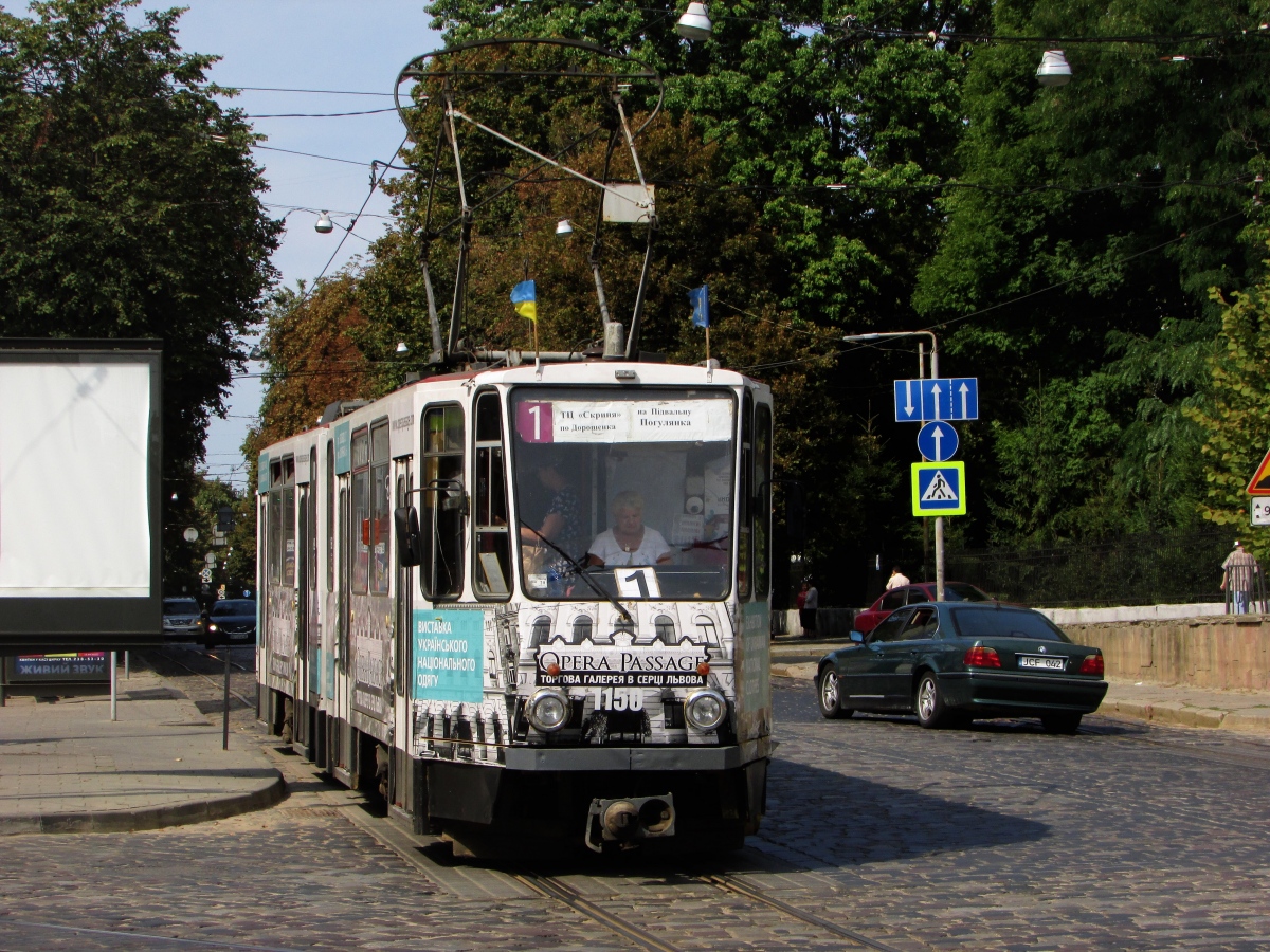Львов, Tatra KT4D № 1150