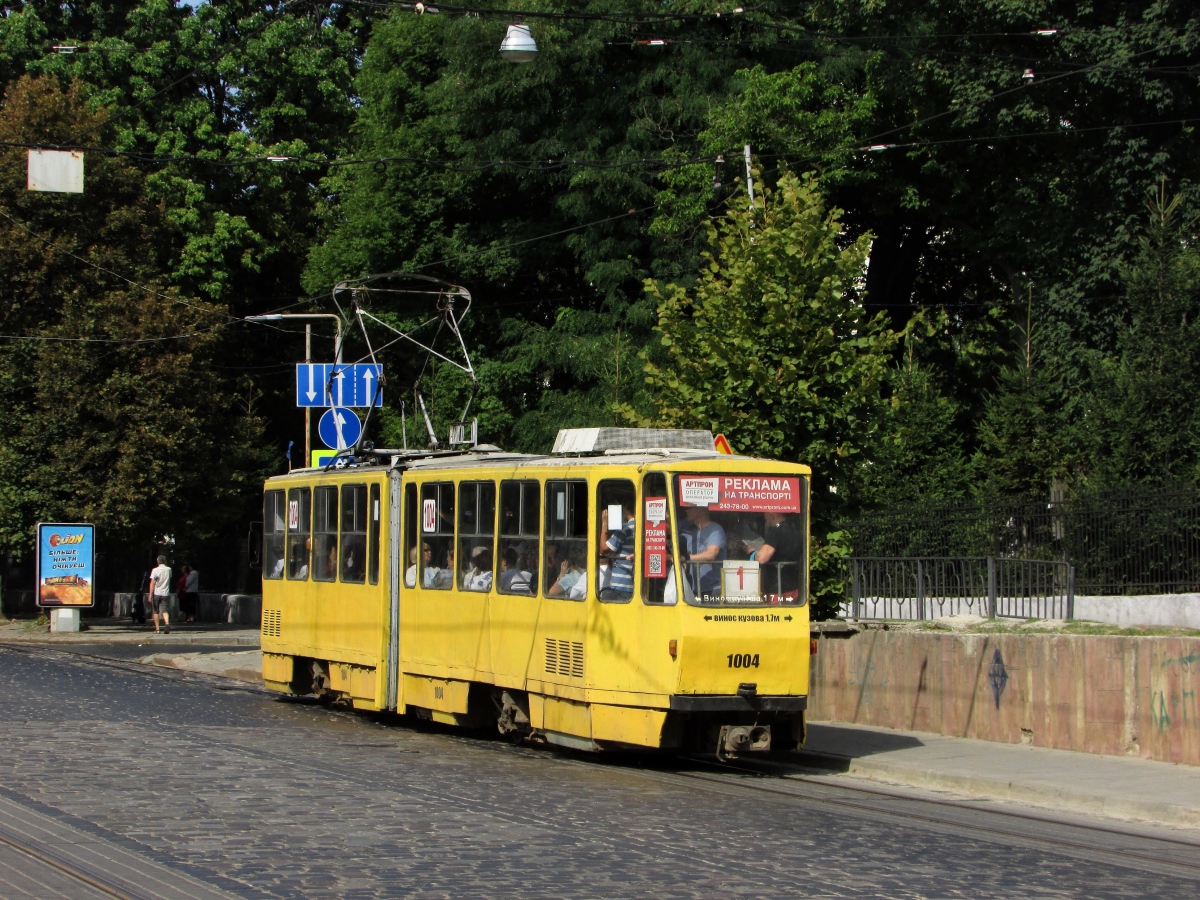 Львов, Tatra KT4SU № 1004