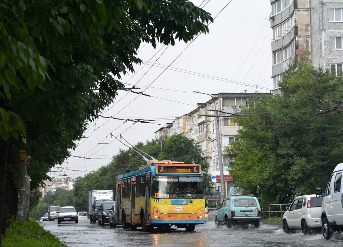 Владивосток, ЗиУ-682Г-016.02 № 245; Владивосток — Происшествия