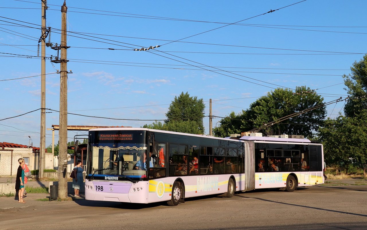 Кременчуг, ЛАЗ E301A1 № 198