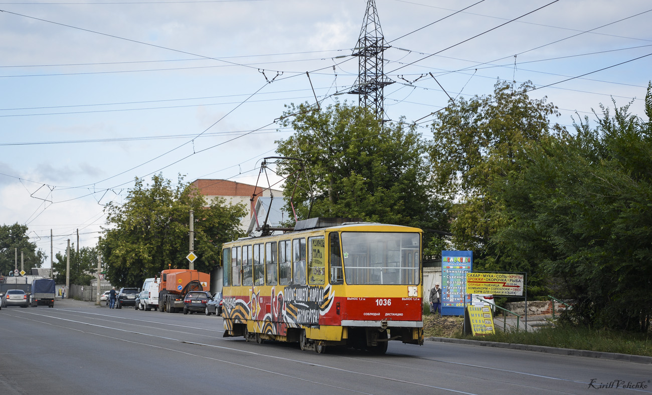 Барнаул, Tatra T6B5SU № 1036