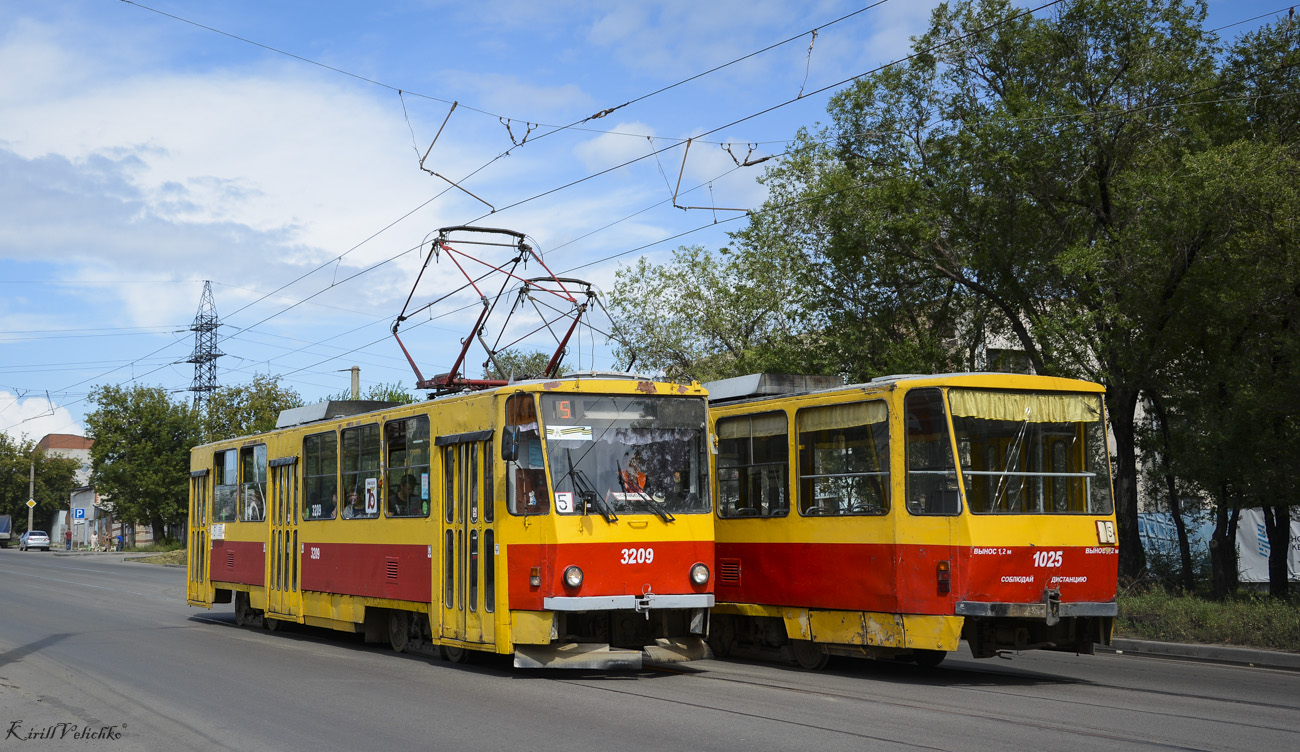 Barnaul, Tatra T6B5SU nr. 3209; Barnaul, Tatra T6B5SU nr. 1025