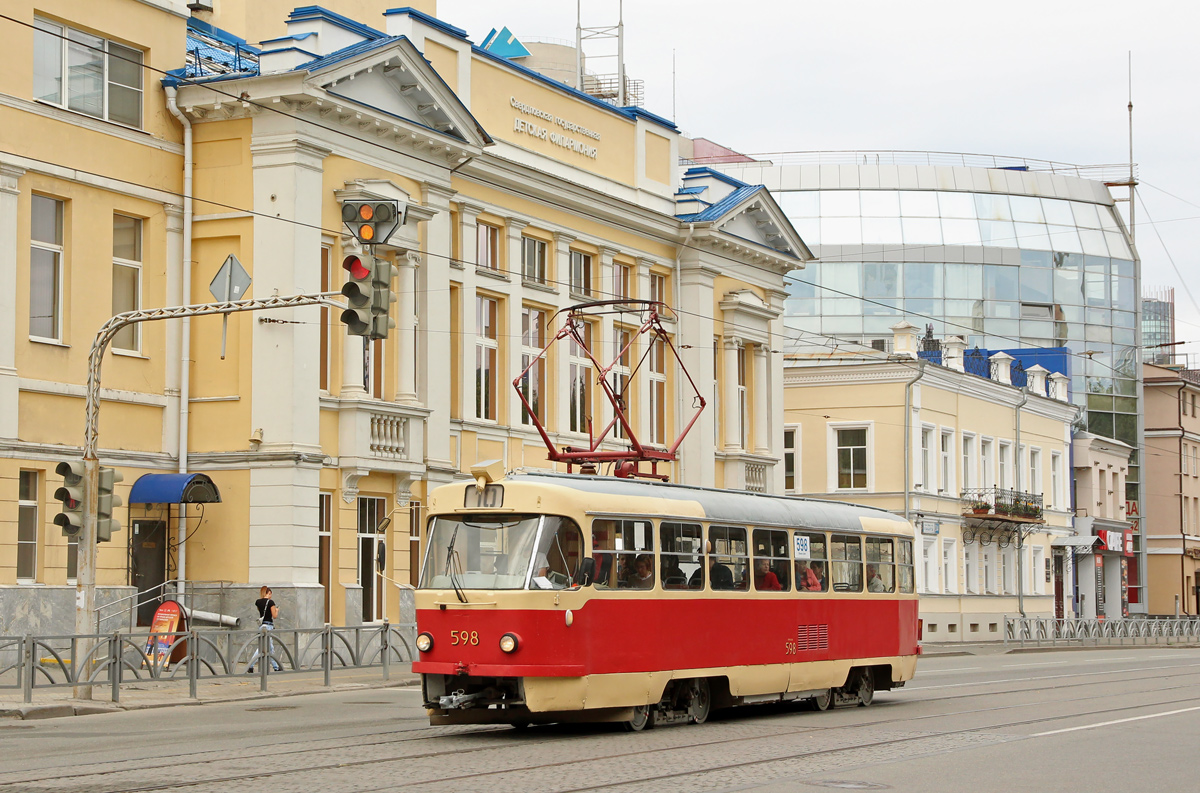 Екатеринбург, Tatra T3SU № 598