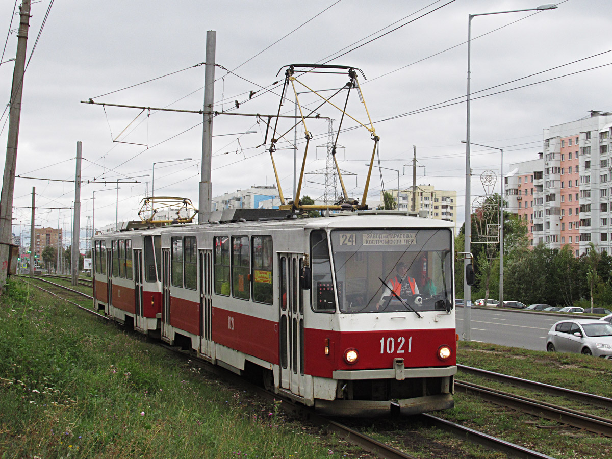 Самара, Tatra T6B5SU № 1021