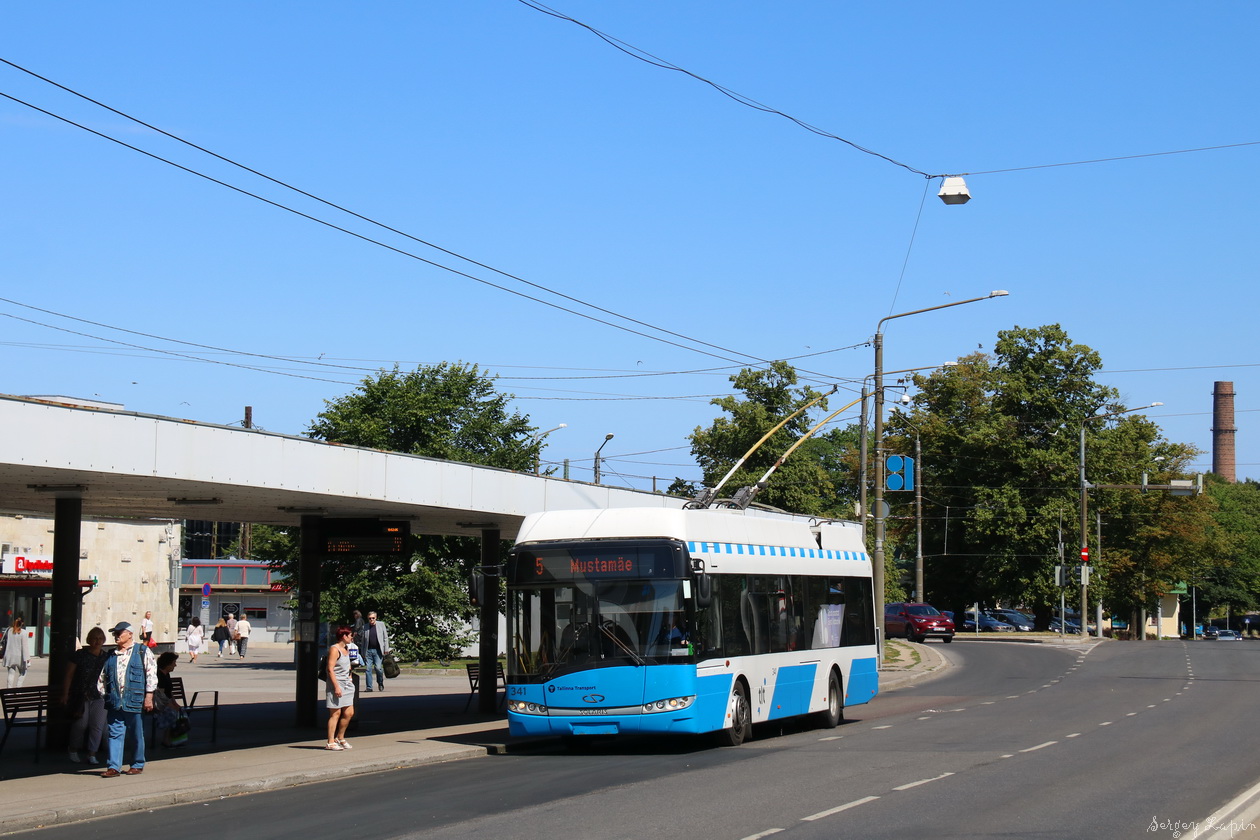Таллин, Solaris Trollino III 12 AC № 341 Таллин, Solaris Trollino III 12 AC № 341