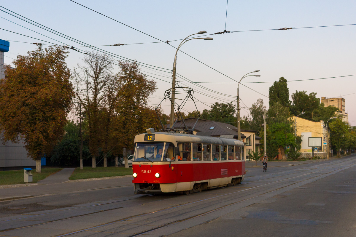 Киев, Tatra T3SU № 5843