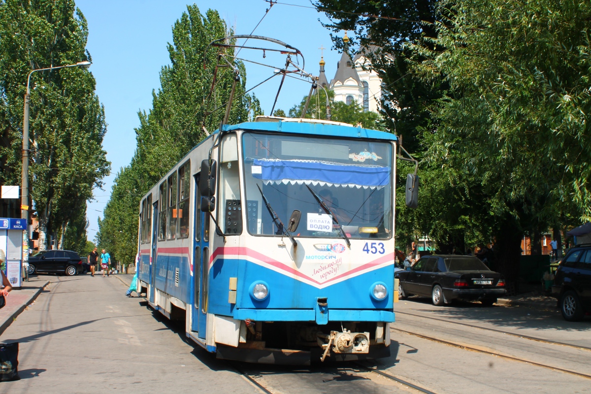 Запорожье, Tatra T6B5SU № 453