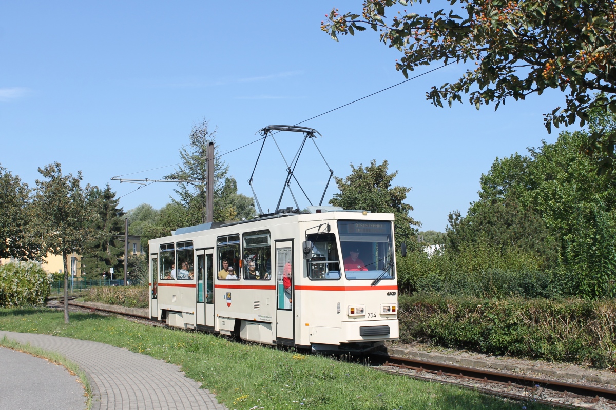 Rostock, Tatra T6A2M Nr. 704 Rostock, Tatra T6A2M Nr. 704