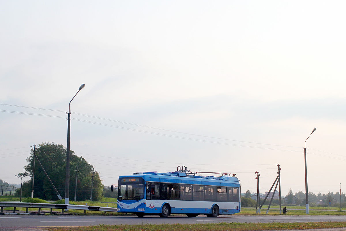 Витебск, БКМ 32100D № 217; Витебск — Троллейбусные маршруты с использованием автономного хода Витебск, БКМ 32100D № 217; Витебск — Троллейбусные маршруты с использованием автономного хода