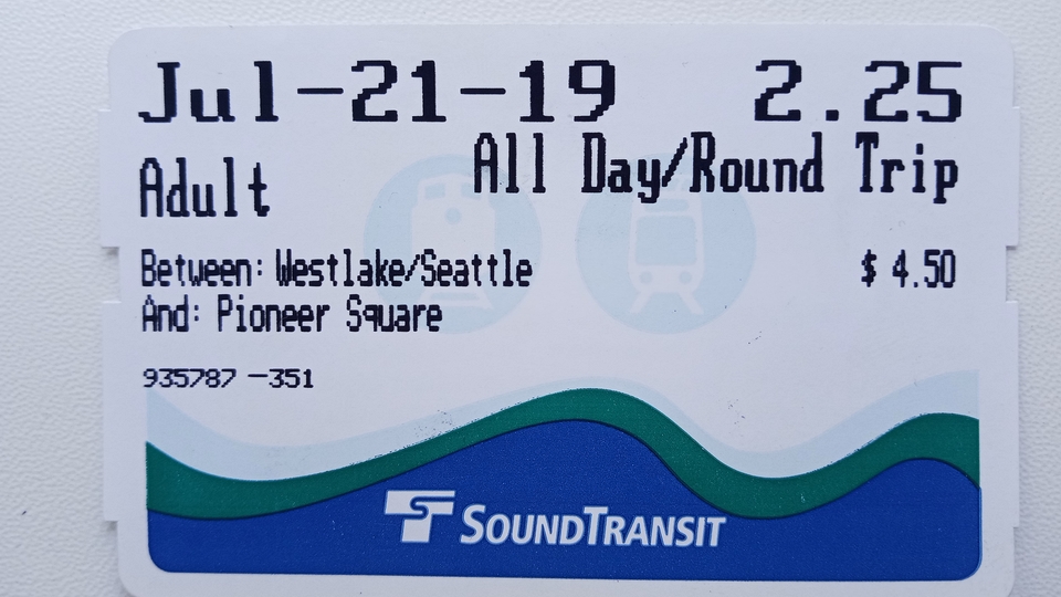 Сиэтл — Проездные документы