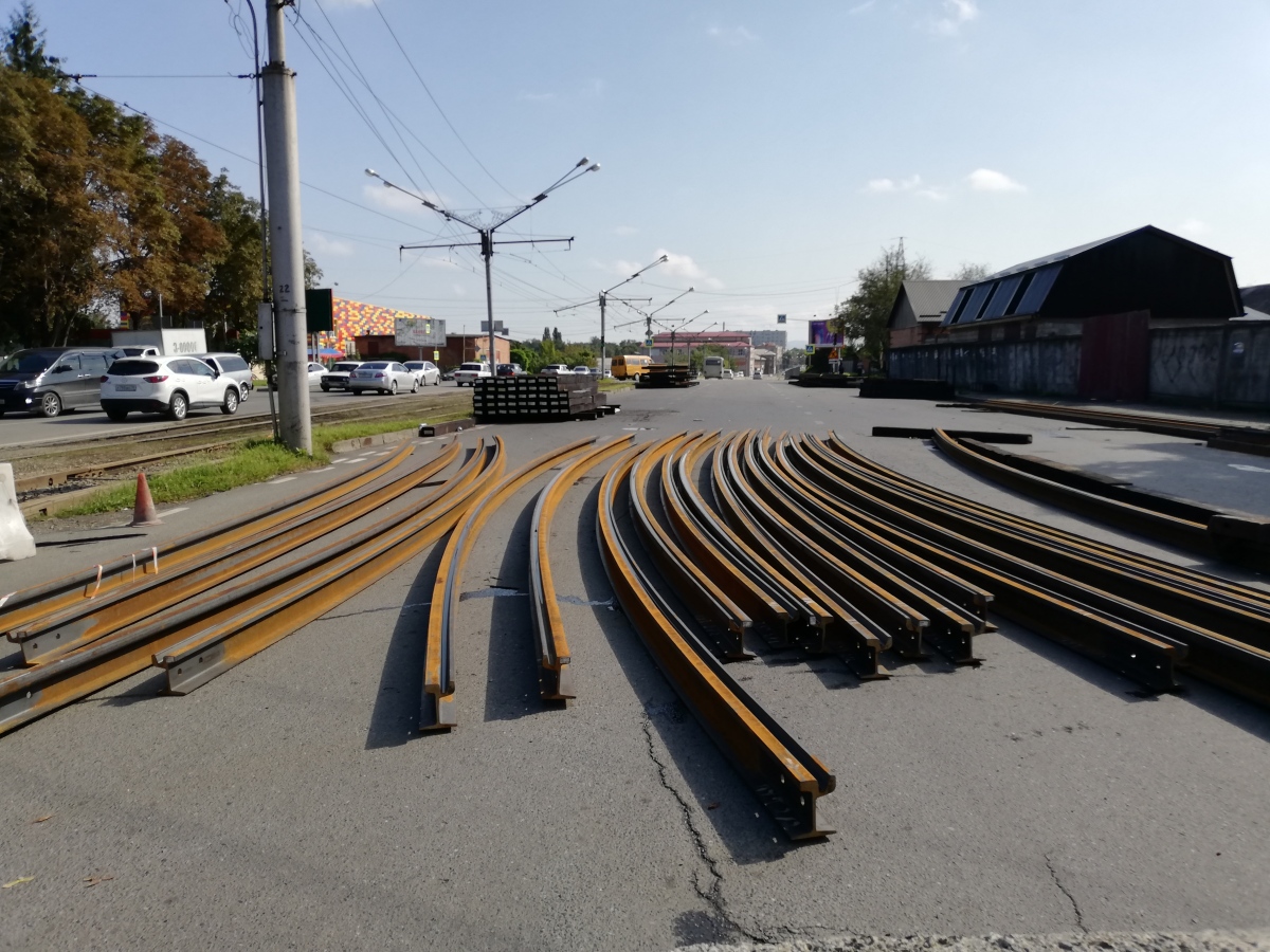 Władykaukaz — Construction, repair and reconstruction of tram lines