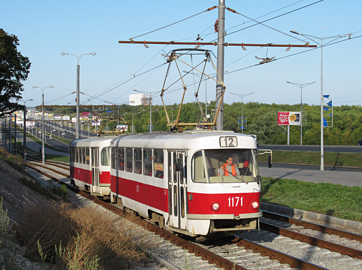 Самара, Tatra T3SU (двухдверная) № 1171