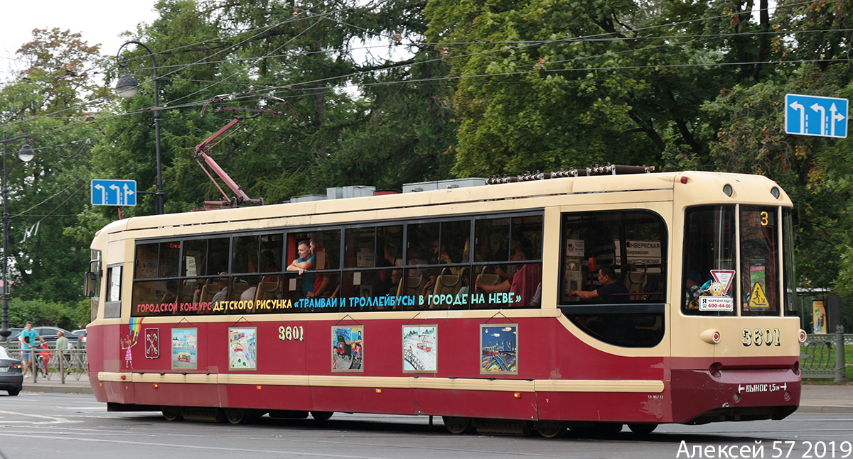 Санкт-Петербург, ЛМ-68М2 (мод. СПб ГЭТ) № 3601