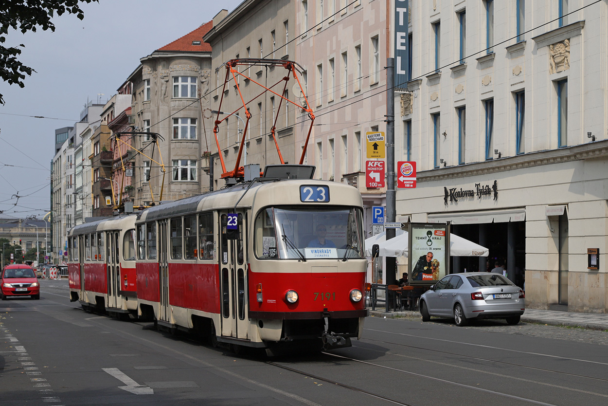 Прага, Tatra T3SUCS № 7191