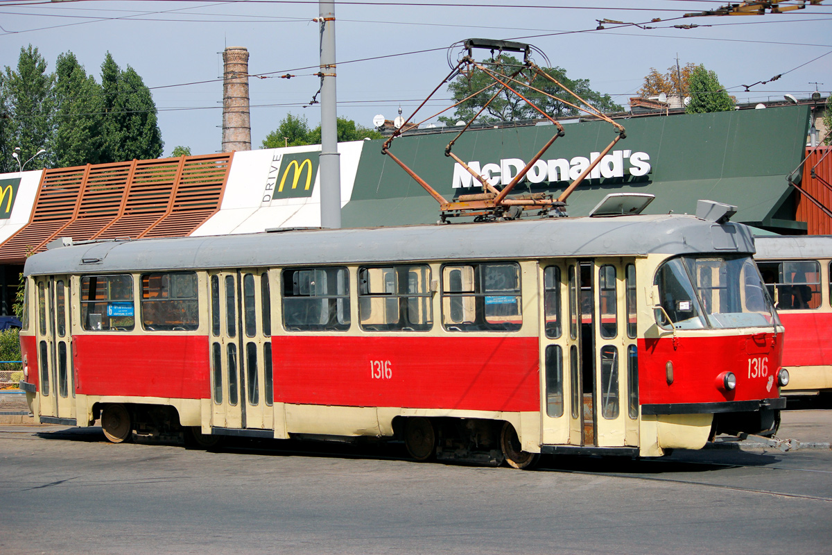 Днепр, Tatra T3SU № 1316