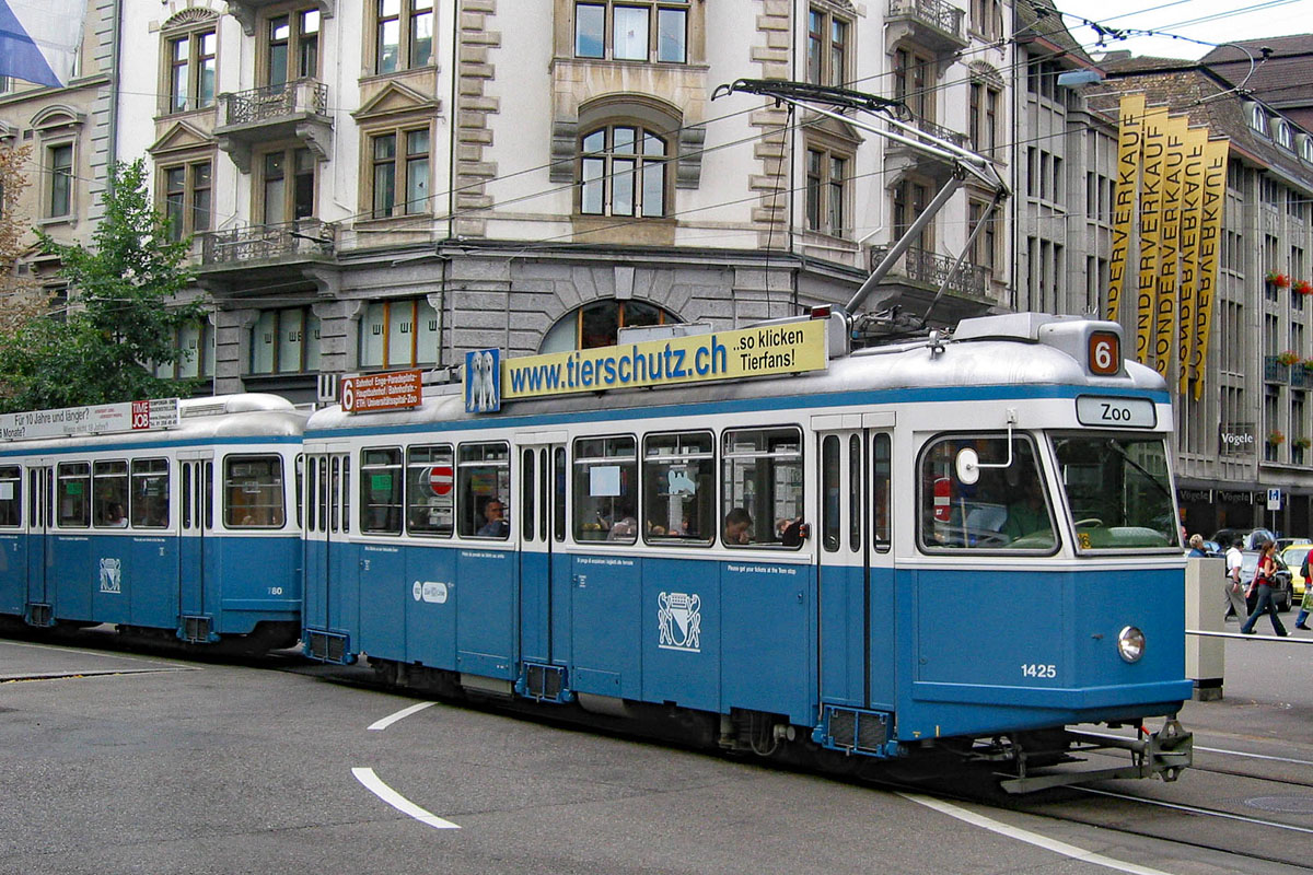 Цюрих, SWS/MFO Be 4/4 "Karpfen" № 1425