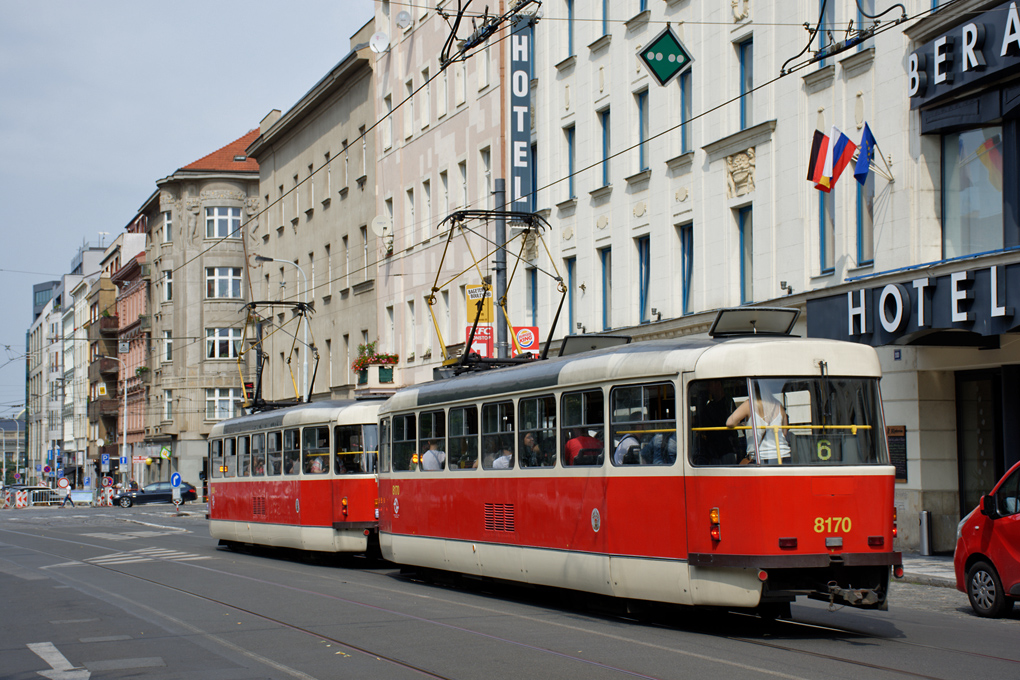 Прага, Tatra T3R.PV № 8170