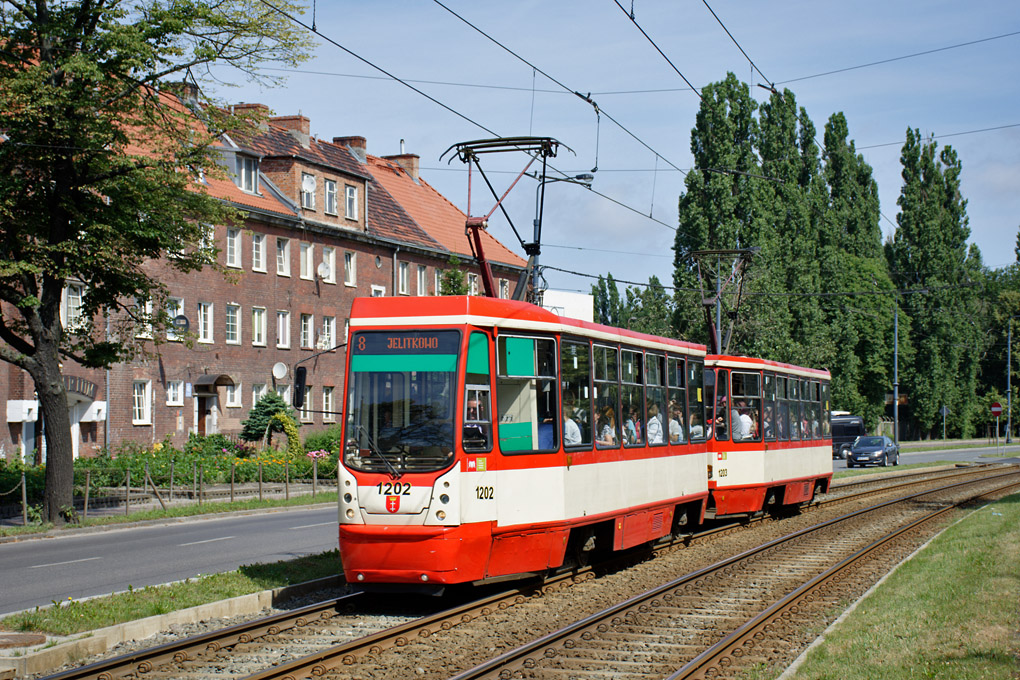 Гданьск, Konstal 105Na № 1202