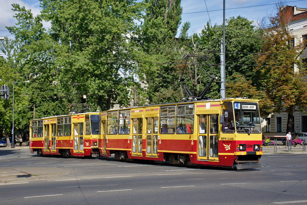 Лодзь, Konstal 805Na № 1384 Лодзь, Konstal 805Na № 1384