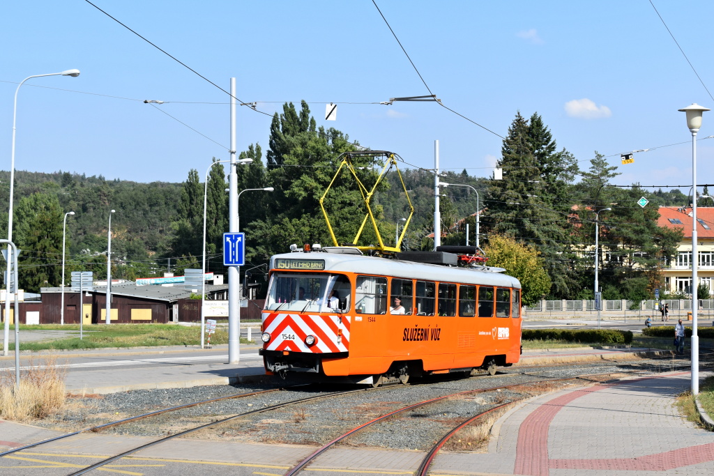 布尔诺, Tatra T3M # 1544; 布尔诺 — Streetparty 150 — 150 years of public transport in Brno celebrations