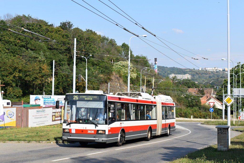 Брно, Škoda 22Tr № 3608