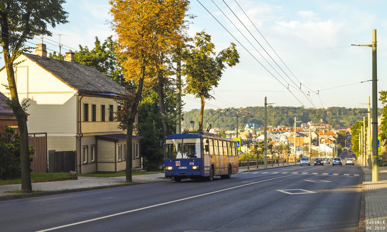 Каунас, Škoda 14Tr89/6 № 315