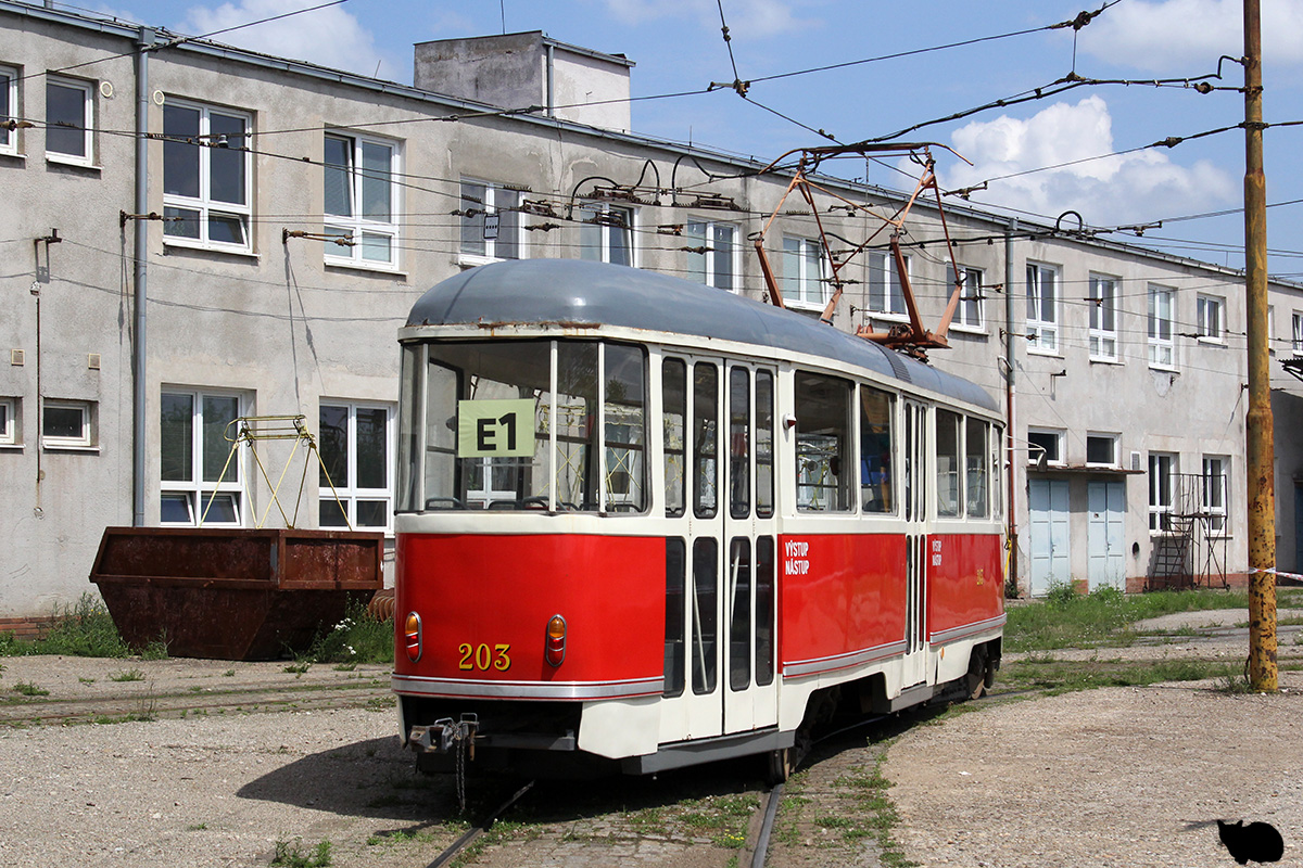 Košice, Tatra T1 č. 203; Košice — Košice Trolleybus day / Košický trolejbusový deň