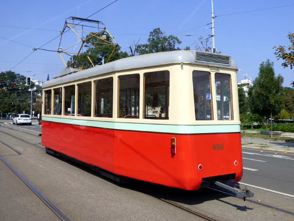 Brno, SBEPD 4MT4 nr. 4058; Brno — Streetparty 150 — 150 years of public transport in Brno celebrations