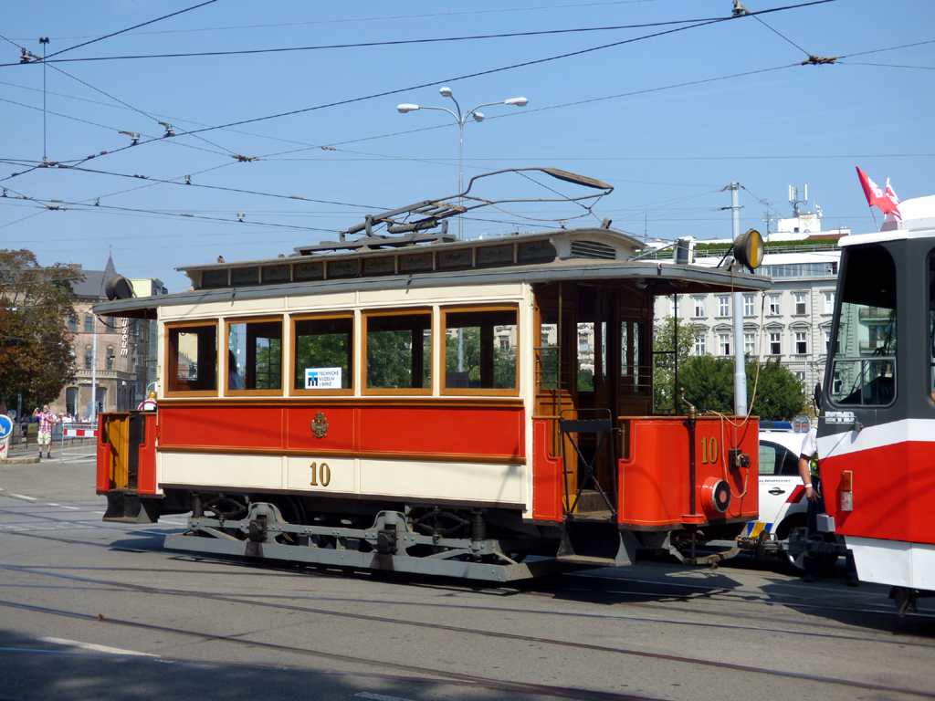 Брно, Graz MV1 № 10; Брно — Streetparty 150 — празднование 150-летия городского транспорта в г. Брно