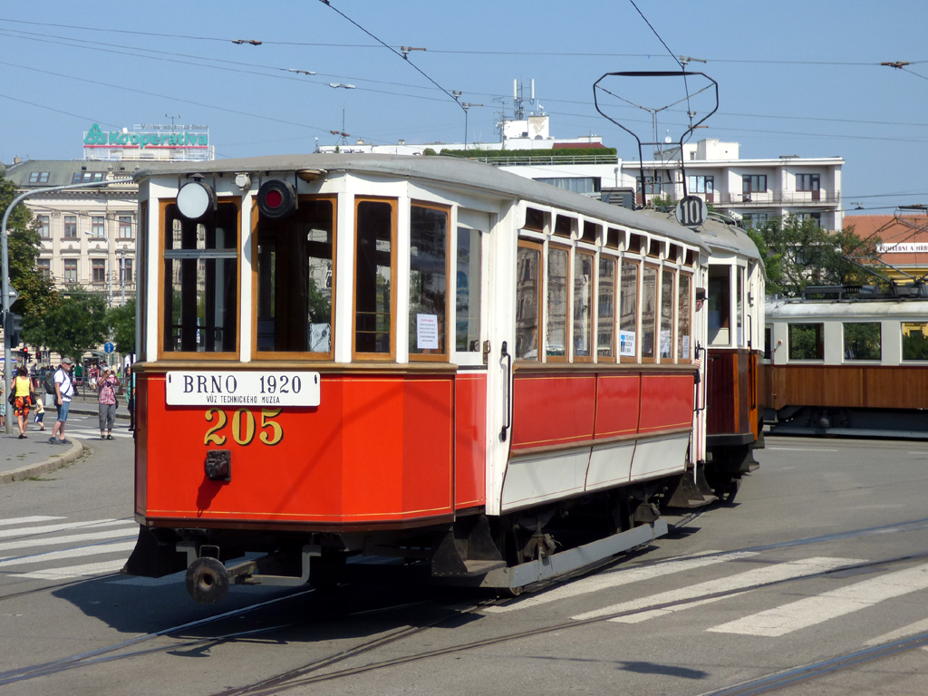 Брно, Stauding Type m № 205; Брно — Streetparty 150 — празднование 150-летия городского транспорта в г. Брно